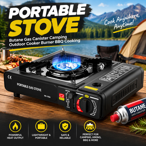 Portable butane gas - butane, stove