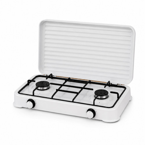 Two burner gas stove portable - gas,