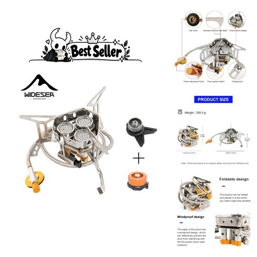 Widesea camping gas stove - gas,