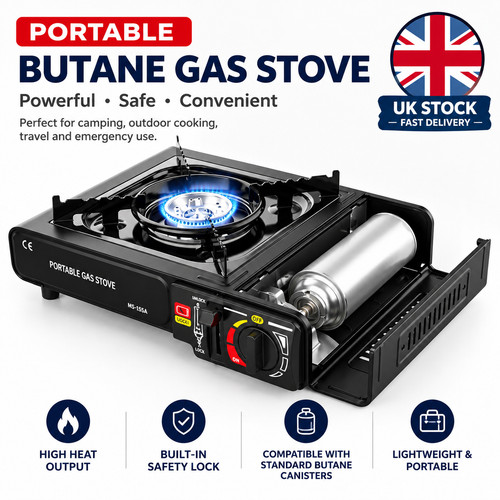 Portable camping gas stove - camping,