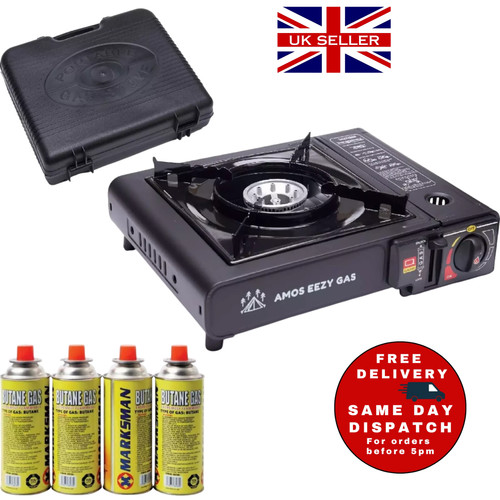 Amos portable butane camping - butane,