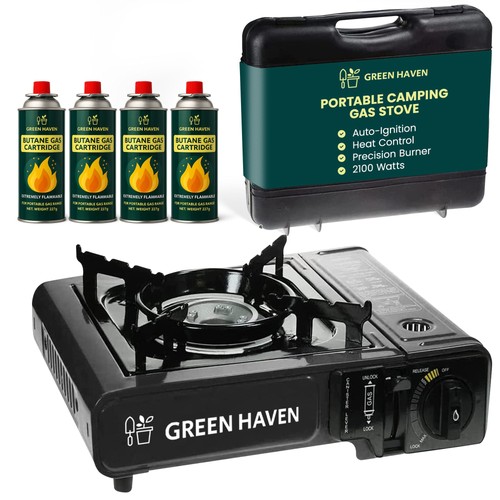 Green haven camping stove with - haven,